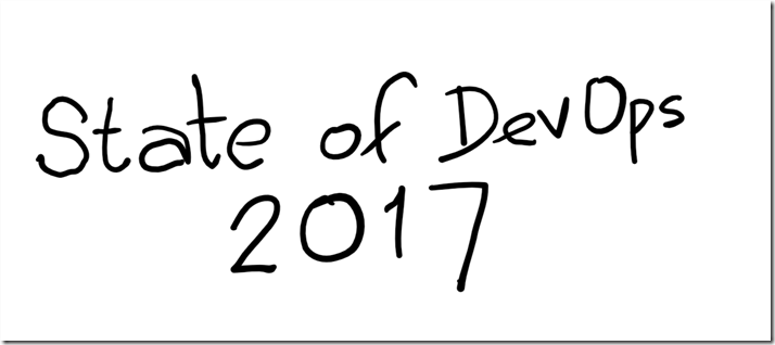 Some inferences from the State of DevOps 2017 report